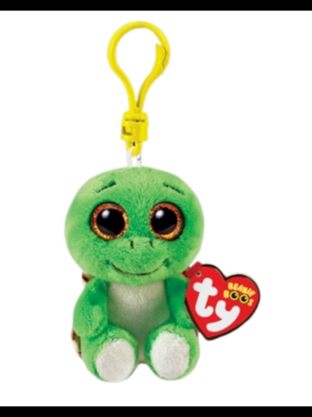 TY Beanie Boos Green Turtle Clip-On Plush Keychain TURBO October 8
